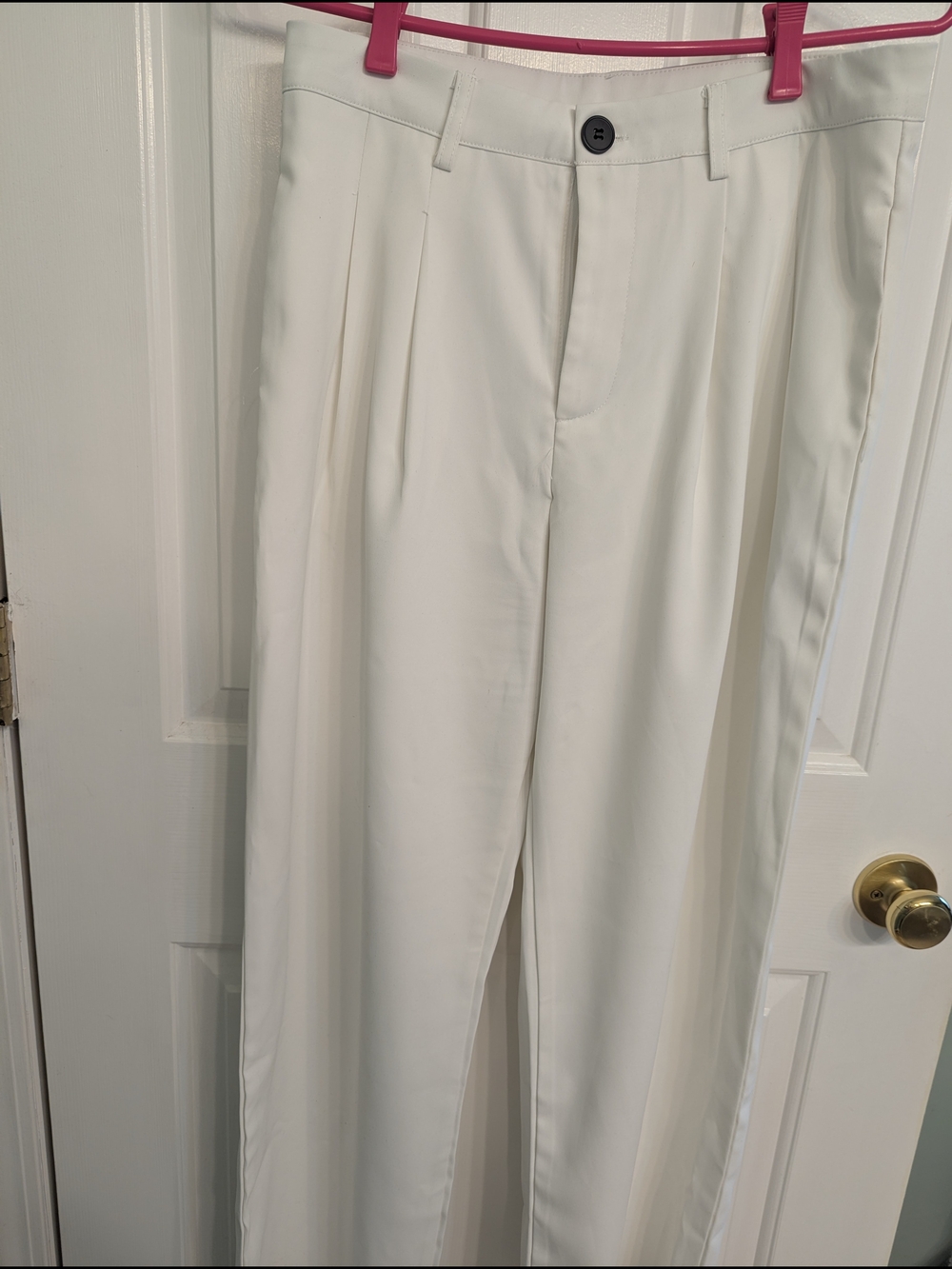 Classic Day Women's White Dress Pants